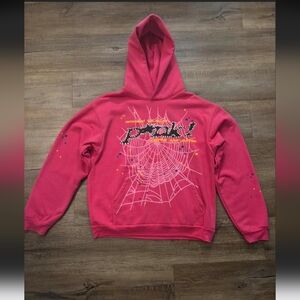 Pink Spider Hoodie